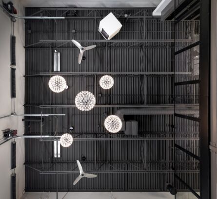 the-vaults-lifestyle-storage-condo-chandelier-LED-lighting